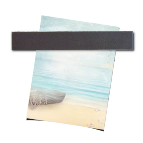 Magneetstrip LEER 20 cm GRIJS