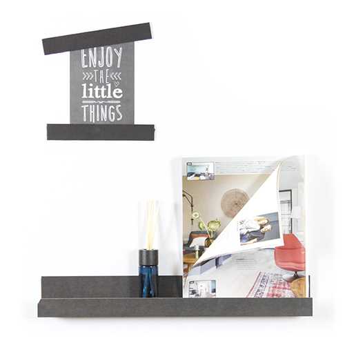 Magneetstrip LEER 20 cm GRIJS - Afbeelding 2