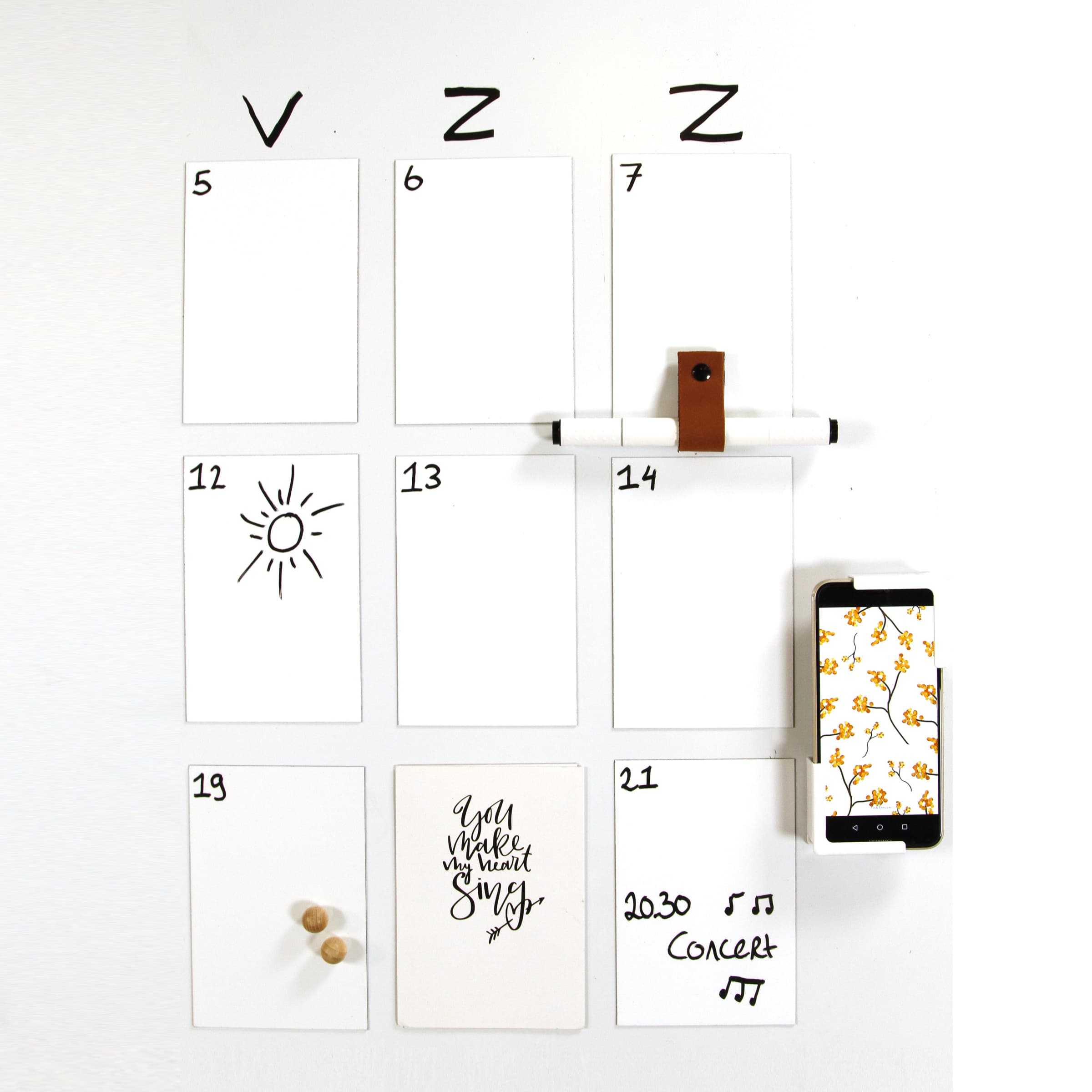 Magnetische telefoonhouder wit - Afbeelding 3