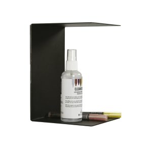 Magnetische U-wandplank zwart