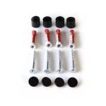 Sierschroeven ZWART afstandhouders