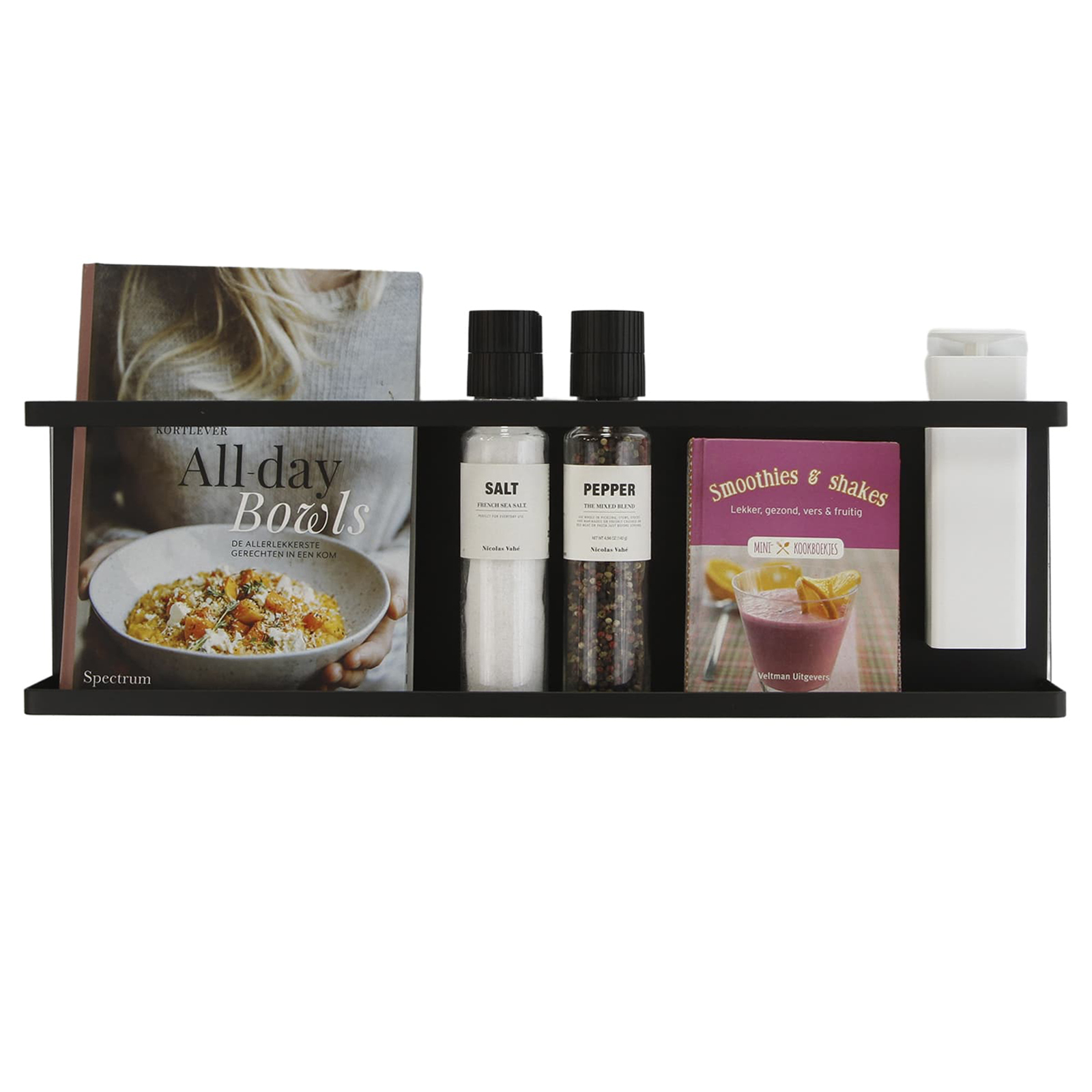 Magnetisch wandrek zwart 60 cm