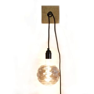 Magnetische bollamp XXL - vintage goud