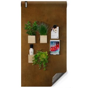Magnetisch designbehang - luxe vintage koper