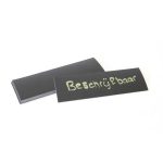 Magneetlabels beschrijfbaar zwart (8)