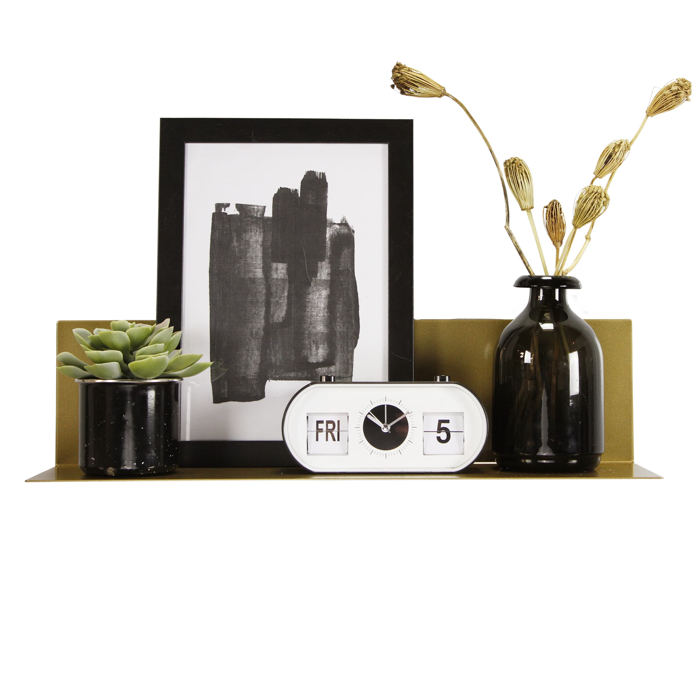 Magnetische wandplank goud large
