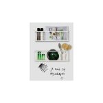 Magnetische whiteboardwand wit Medium - 2 bordpanelen
