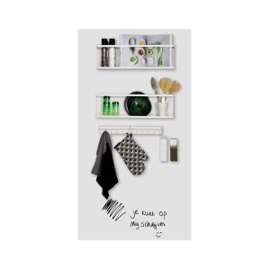 Magnetische whiteboardwand wit Large - 3 bordpanelen