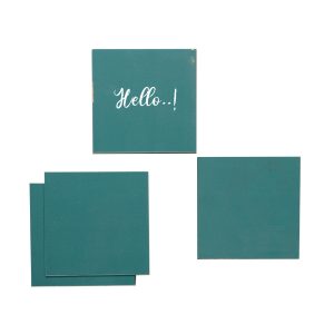 Magnetische post-its 9x9 cm denim