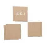 Magnetische post-its 9x9 cm heartwood