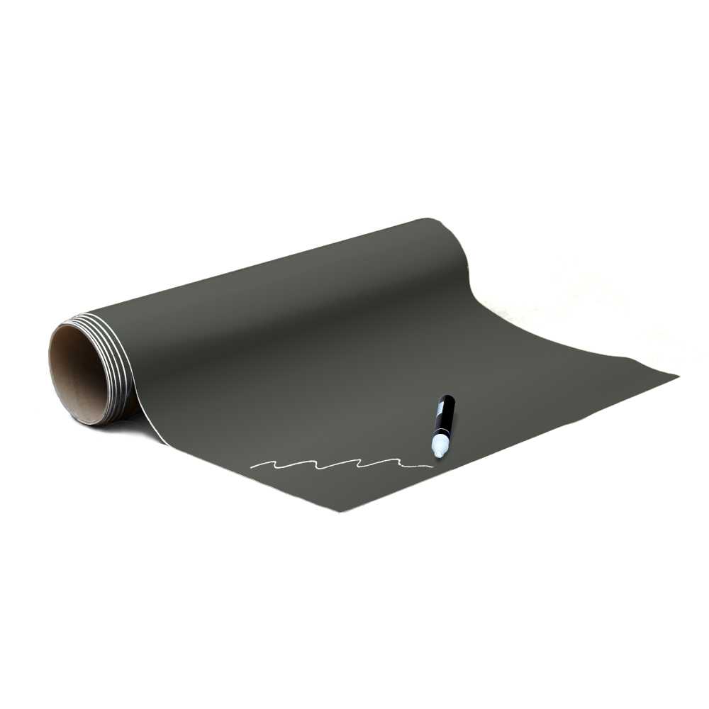 Magnetisch krijtbehang - luxe olijfgroen - Afbeelding 2