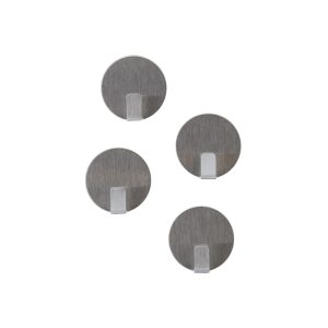 Magneet haakjes rond zilver (4)