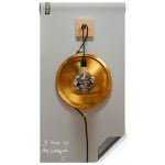 Magnetisch krijtbehang - luxe groengrijs