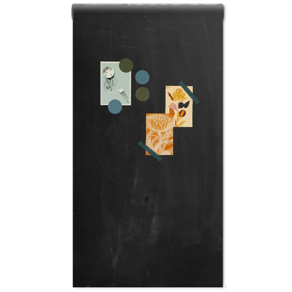Magnetisch krijtbehang - luxe oudzwart - Afbeelding 3