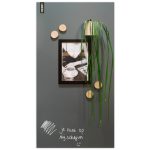 Magnetisch krijtbord - donkergrijs