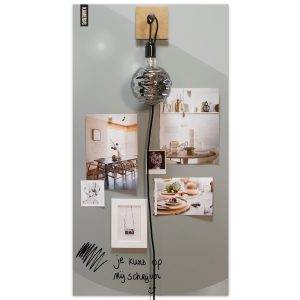 Magnetisch whiteboard - groengrijs