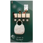 Magnetisch whiteboard - mosgroen