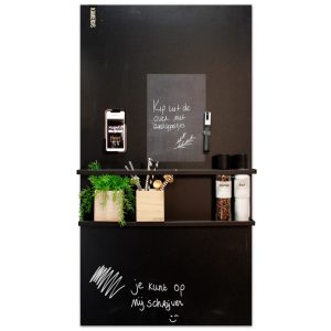 Magnetisch krijtbord - zwart
