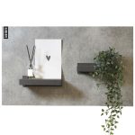 Design magneetbord - beton grijs