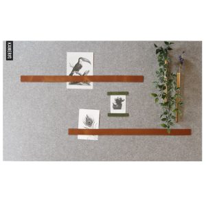 Design magneetbord - vilt grijs