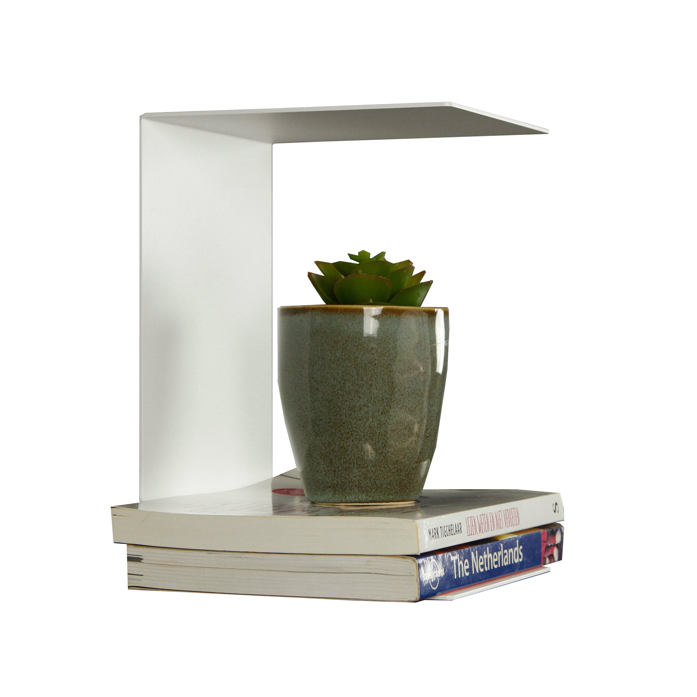 Magnetische U-wandplank wit