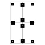Magneet montageset (10) - magneetwand